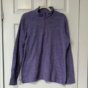 Purple Quarter-Zip Pullover